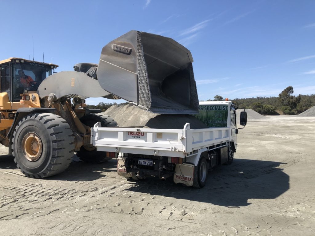 Vatical loading With Sand Soil & Gravel Supplier in Landsdale 