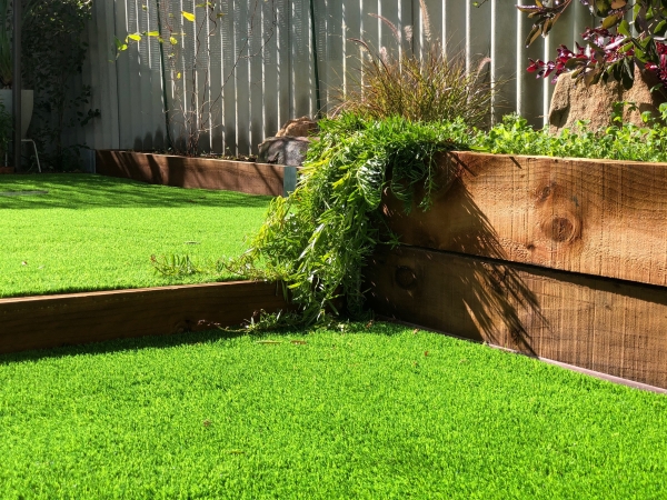 Artificial grass installation gor back yard wa turf gurus