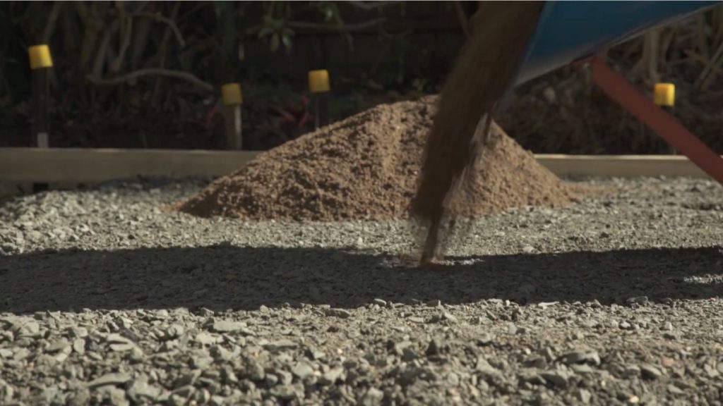 how to install pavers on sand